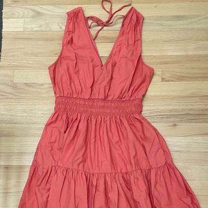 Tiered Maxi Dress; Maeve for Anthropologie; Coral Color; Size 16